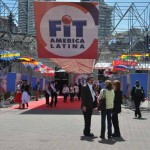 Entrada do Centro de Conveções La Rural, onde acontece a FIT 2016