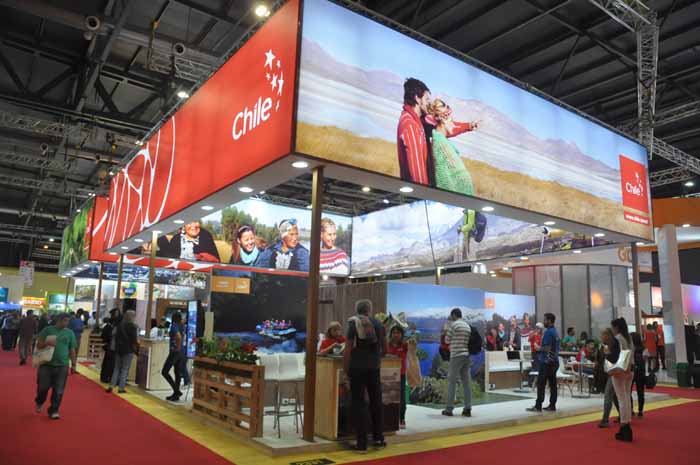 Estande do Chile