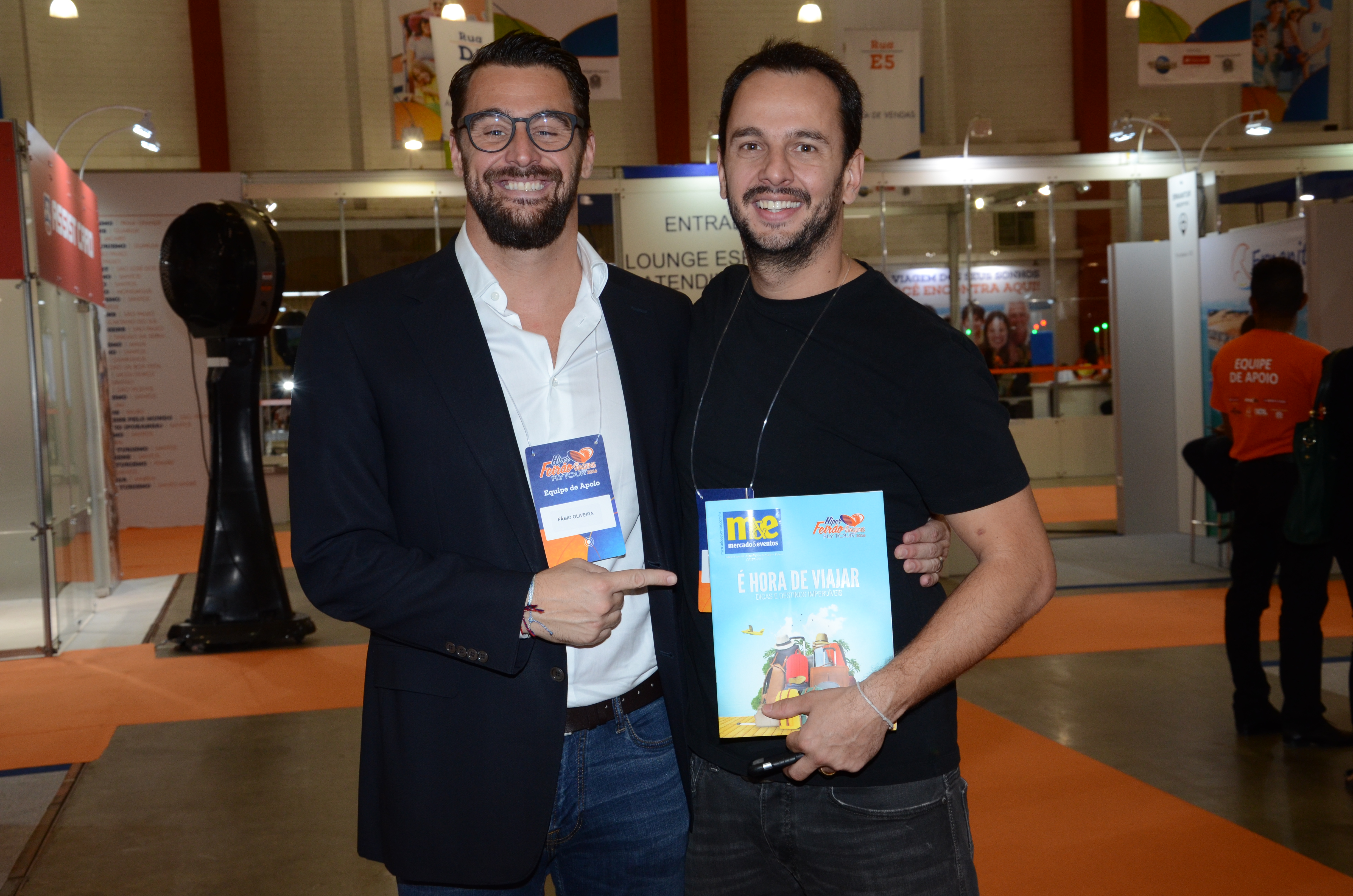 Fabio Oliveira, da Flytour, e Eloí Khouri, da Eko Fabio Oliveira, da Flytour, e Eloí Khouri, da Eko