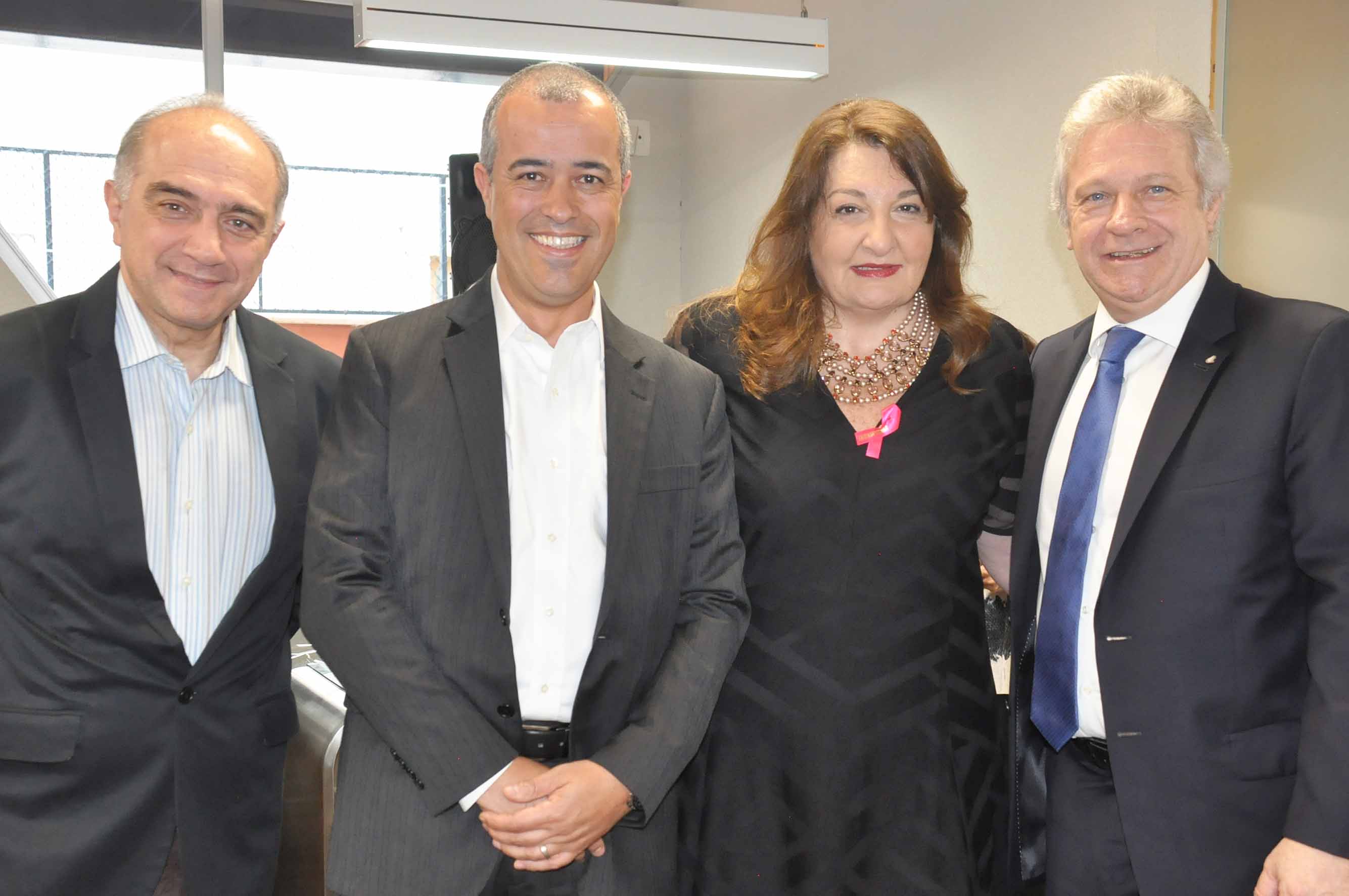 Francisco Ancona, da Costa, Luiz Vargas, da Travelport, Magda Nassar, da Agaxtur, e Renê Hermann, da Costa