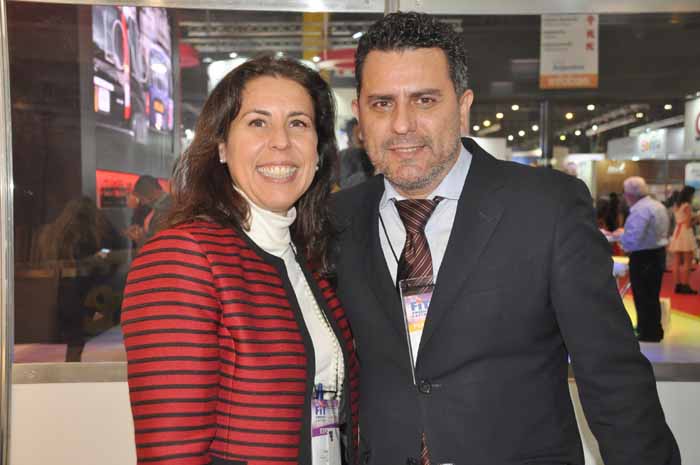 Gisele Lima, da Promo e Gilmar Piolla, da Itaipu
