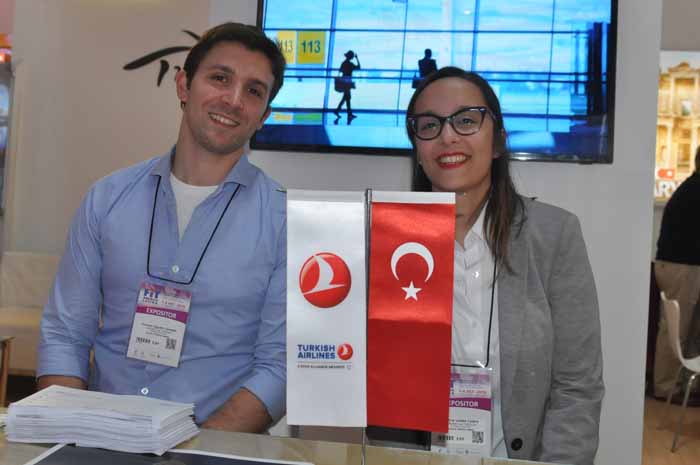 Gonzalo Ginossi e Delfina Castro, da Turkish Airlines