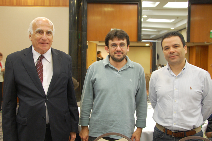 J. Cariani, da Tourway, Marcelo Batista, da Marítimos, e Vinicius Casagrande, da R3