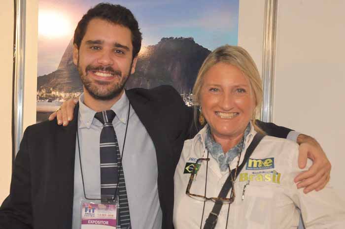 Jean-Bruno Gillot, da Cap Amazon com Rosa Masgrau, do M&E