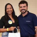 Jeane Santana, da Txai, e Leandro Lustosa, da American Airlines