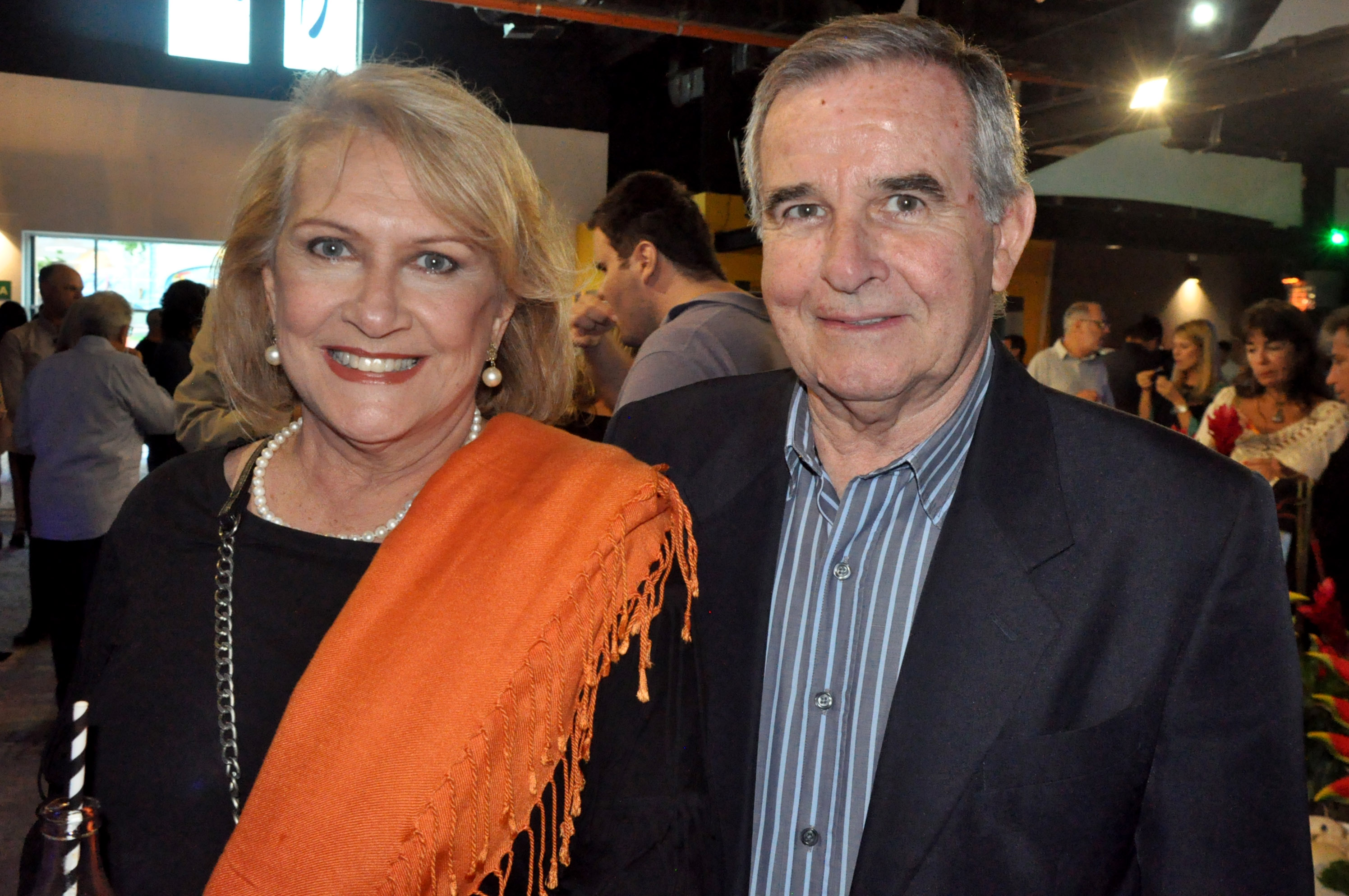 José Carlos Sá, presidente da RioTur, com sua esposa, Célia Sá