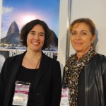 Juliane Gaebler, da ITB Berlim, e Andrea Trempel, da Latein Amerika