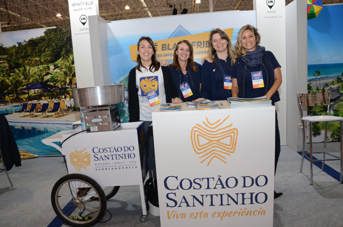 Luana Vingi, Doli Miglorini, Priscila Cachuba, e Tatiana Cordeiro, do Costão do Santinho