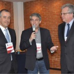 Luis Vargas, da Travelport, Fernando Souza, da Aviesp e Edmar Bull, da Abav Nacional