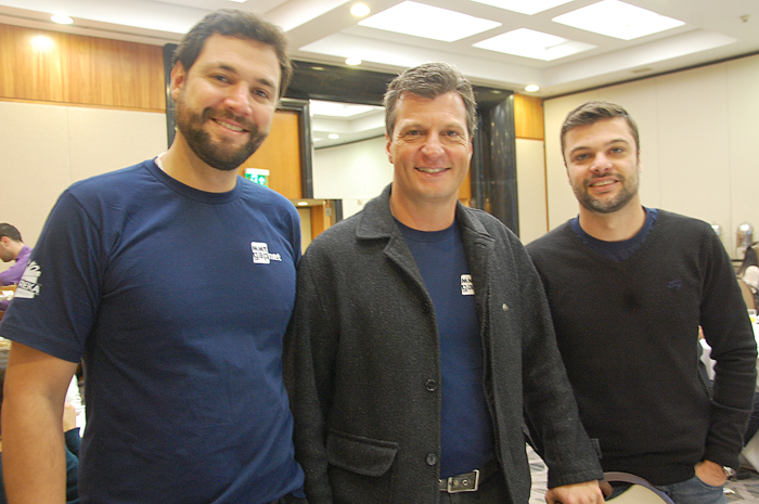 Marcelo Cid, Ernesto Rosa e Daniel Ammirabile, da MMT Gapnet