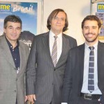 Marcelo Prandi, do Marama Tours, Jean Philippe Pérol, da Atout France e Jean-Bruno Gillot, da Cap Amazon