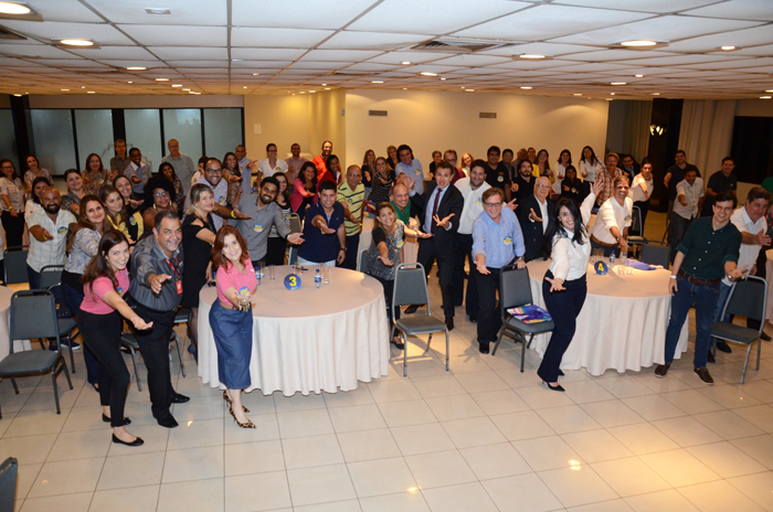 Marco Zanqueta e agentes de viagens durante o RoadShow em Recife