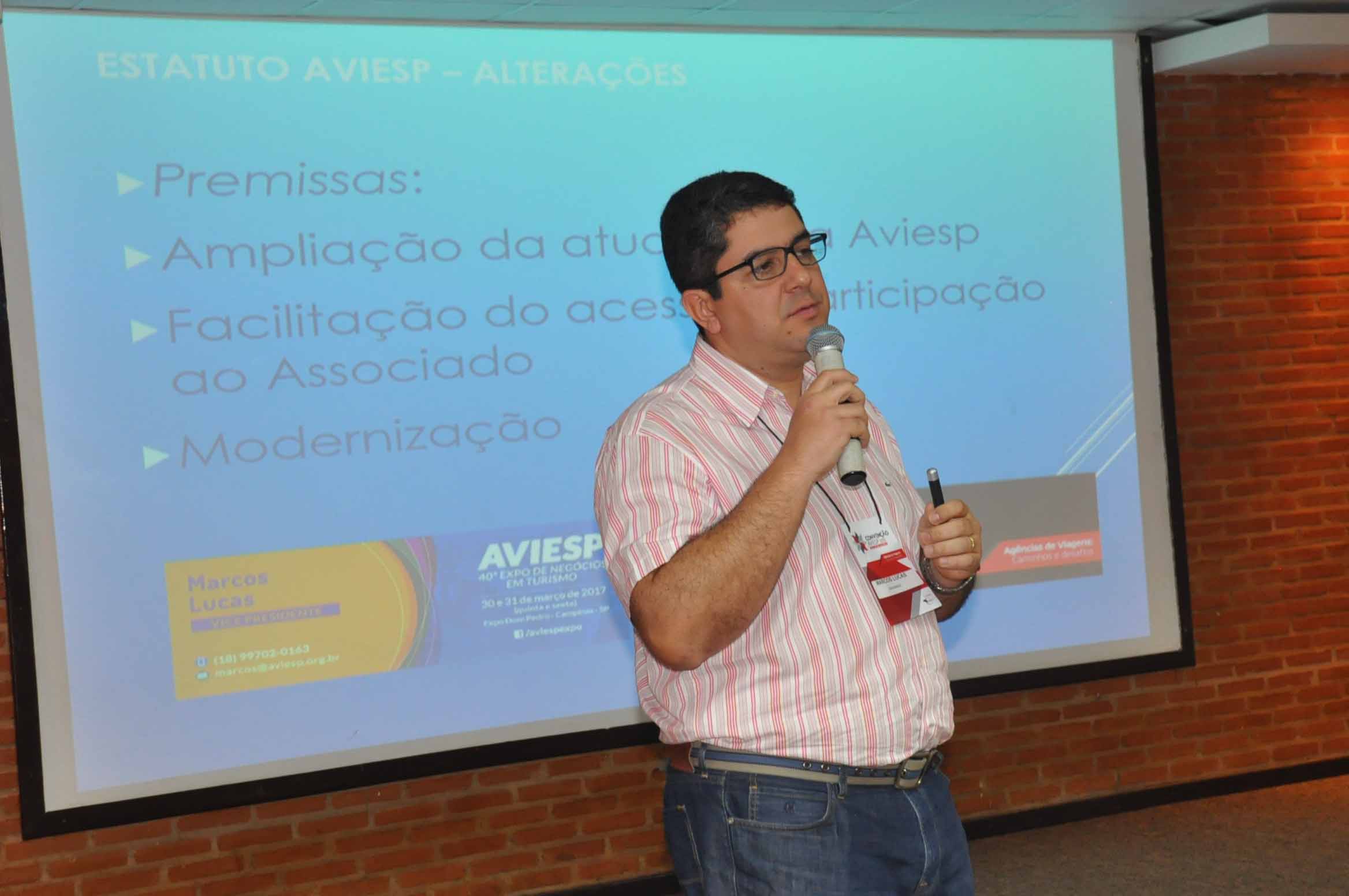 Marcos Lucas, VP Executivo da Aviesp