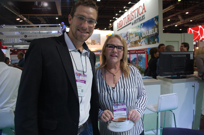 Maria Helena Makowiecky, da Pousada dos Chás, e Lorenzo Cruz, do Castelmar Hotels