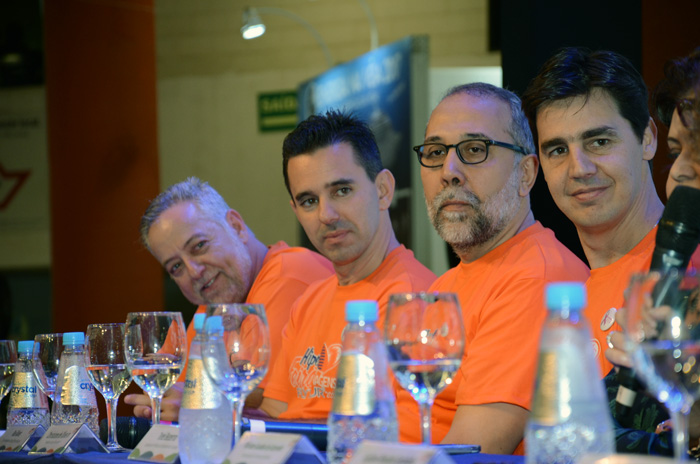 Michael Barkoczy, Fabio Rossi, Rui Alves, e Christiano Oliveira, da Flytour Gapnet Michael Barkoczy, Fabio Rossi, Rui Alves, e Christiano Oliveira, da Flytour Gapnet