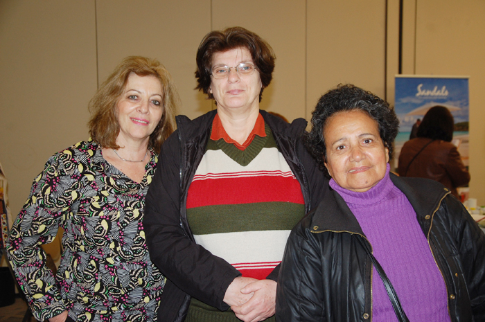 Neide Ruffato, da NR Turrismo, Yêda Volcov, da VB, e Edna Veloso, da Extrema