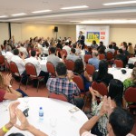 Público interage com o palestrante Marcos Zanqueta