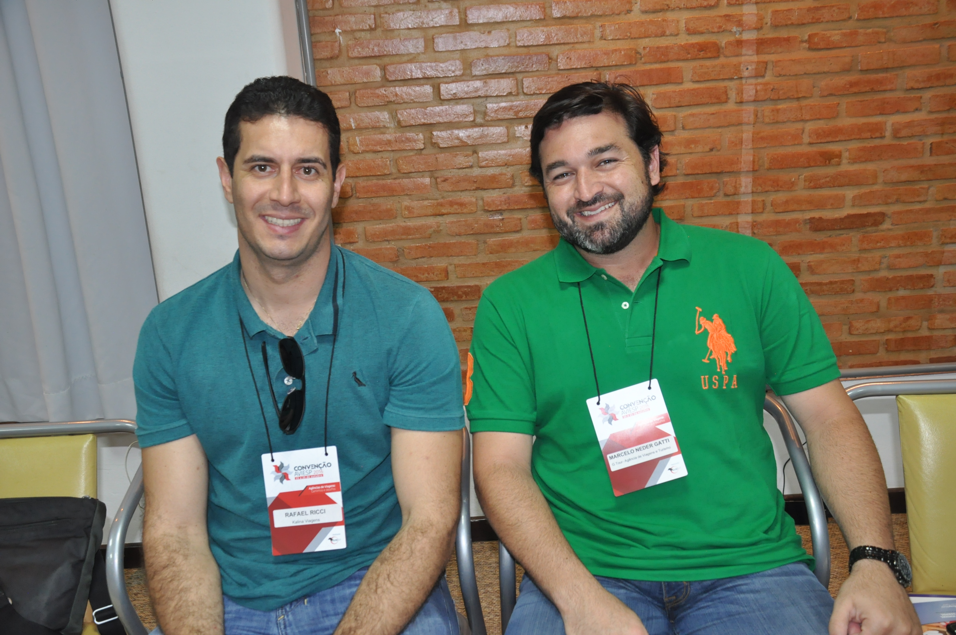Rafael Ricci, da Karina Viagens e Marcelo Neder, da G.Tour