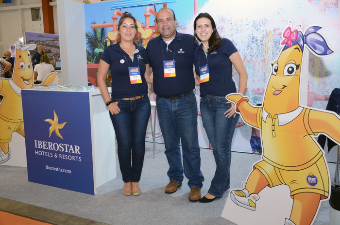 Renata Leite, Raul Monteiro, e Nathalia Lemeszenki, do Iberostar Renata Leite, Raul Monteiro, e Nathalia Lemeszenki, do Iberostar