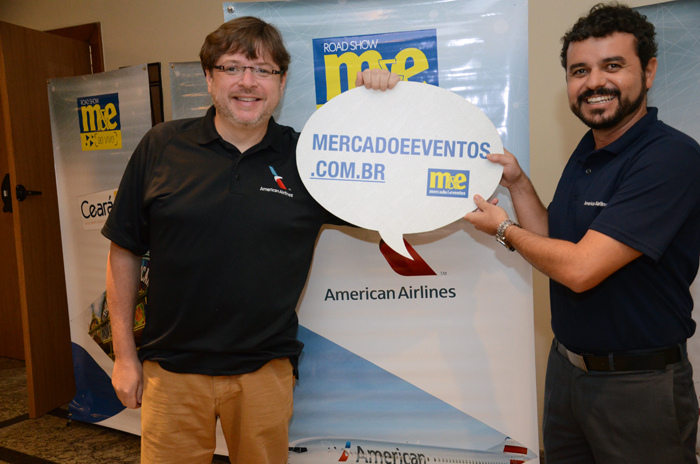 Ricardo Silva e Leandro Lustosa, da American Airlines Ricardo Silva e Leandro Lustosa, da American Airlines
