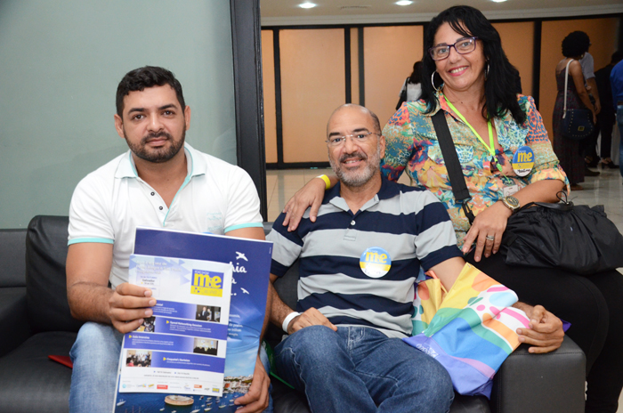 Robson Fernandes e Marcos Aurelio, da Hazin Turismo, e Maatima Hazin, da Accanto Viagens Robson Fernandes e Marcos Aurelio, da Hazin Turismo, e Maatima Hazin, da Accanto Viagens