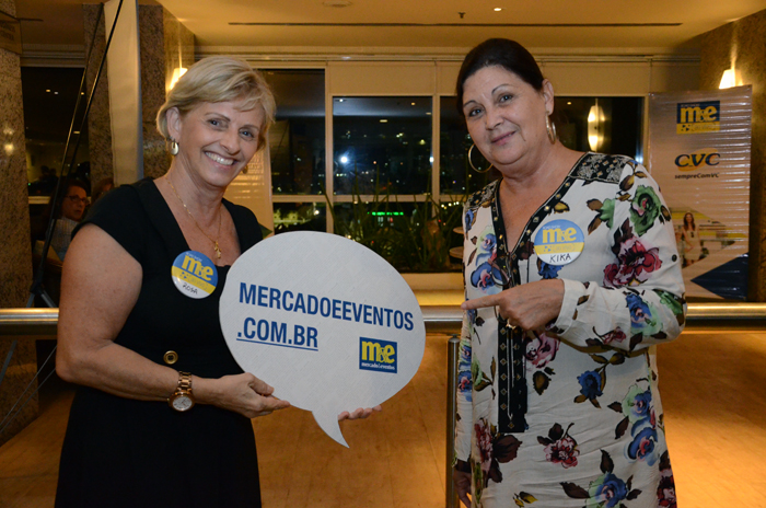 Rosa Pellegrino, da Rosa Travel, e Kika Carvalho, da Educação Roteiros Viagens e Turismo Rosa Pellegrino, da Rosa Travel, e Kika Carvalho, da Educação Roteiros Viagens e Turismo