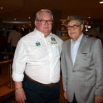 Roy Taylor, do M&E, e Paulo Gaudenzi, presidente da Salvador Destination