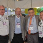 Roy Taylor e Rosa Masgrau, do M&E, com Ricardo Roman, da Interamerican, e Jorge Naon, da FIT