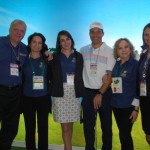 Rubens Regis, Raquel Ribeiro, Betânia Buriol, Guilherme Borges, Cristina Florido e Paola Tittaferrante, do Costão do Santinho