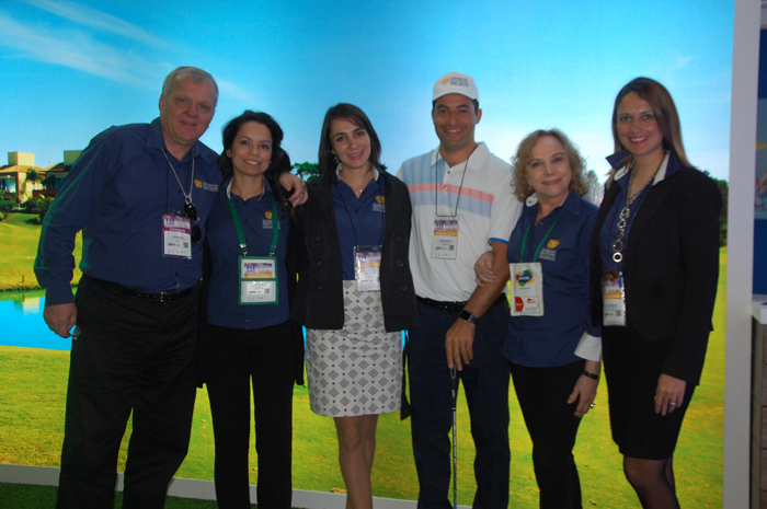 Rubens Regis, Raquel Ribeiro, Betânia Buriol, Guilherme Borges, Cristina Florido e Paola Tittaferrante, do Costão do Santinho
