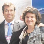 Ruy Gaspar, secretário de Turismo do RN e Ana Costa, da Emprotur