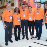 Sergio Sanches, Graziele Machado, Fernando Silva, Cristiane Yumi, Fagner Miranda e Daiane Tavares, da Movida