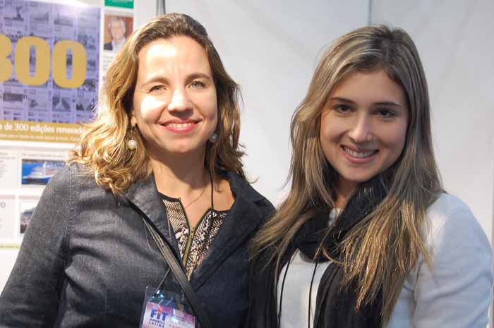 Sylvia Costa, da Empetur e Thayse Cortez, de Fernando de Noronha