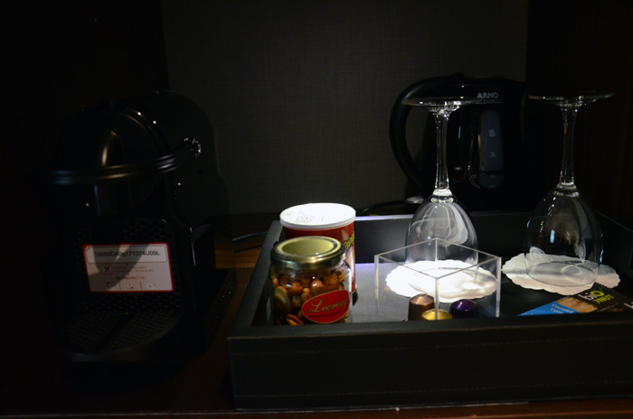 Todos os quartos possuem máquina de café Nespresso Todos os quartos possuem máquina de café Nespresso