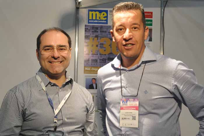 Tomás Ramos e Luciano Motta, do Golden Tulip