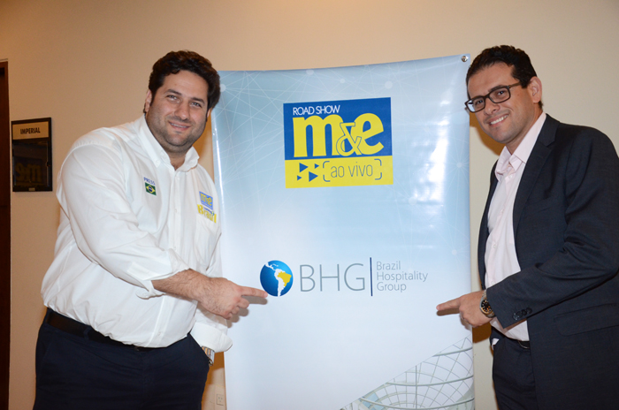 Vitor Bauab, do M&E, e Milton Duarte, da BHG Vitor Bauab, do M&E, e Milton Duarte, da BHG