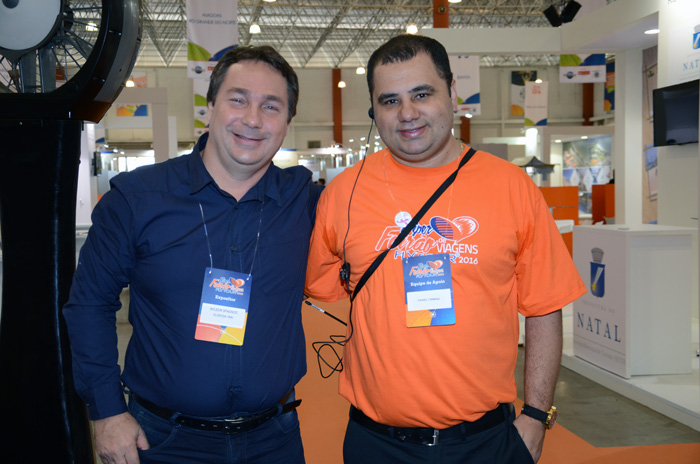 Wilson Spagnoc, da Florida Inn, e Daniel Firmino, da Flytour Wilson Spagnoc, da Florida Inn, e Daniel Firmino, da Flytour