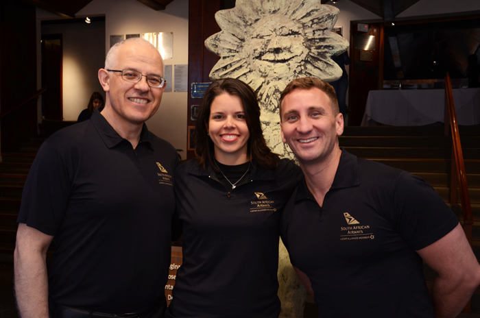 Altamiro Medici, Fernanda Gonçalves, e Fabio Marasca, da South African