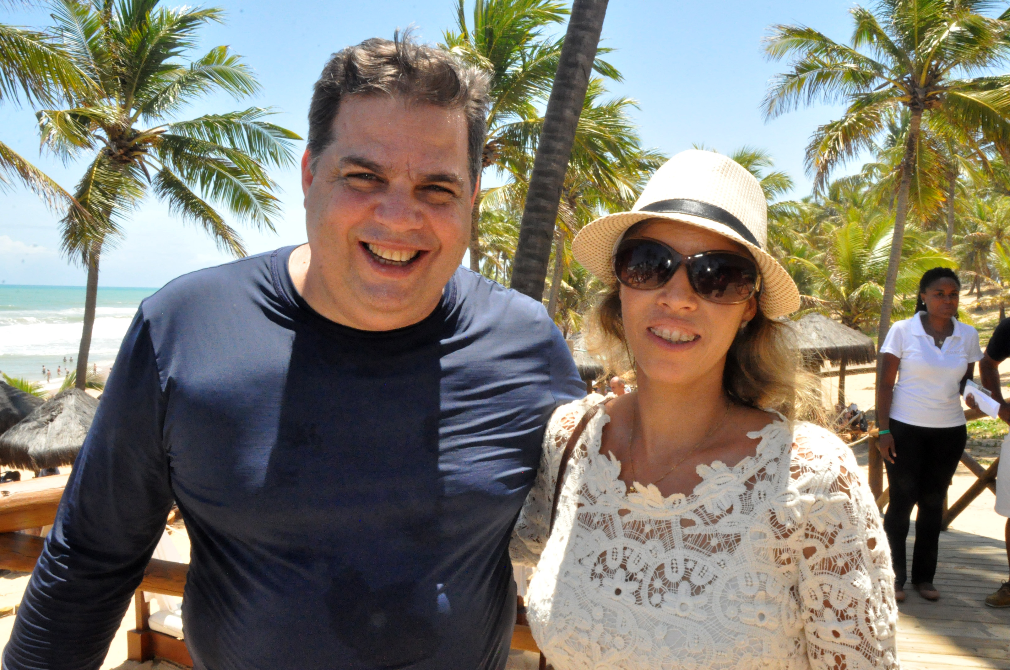 Artur Francisco, da Masterop, e Patrícia Macedo, da Iberoservice Operadora