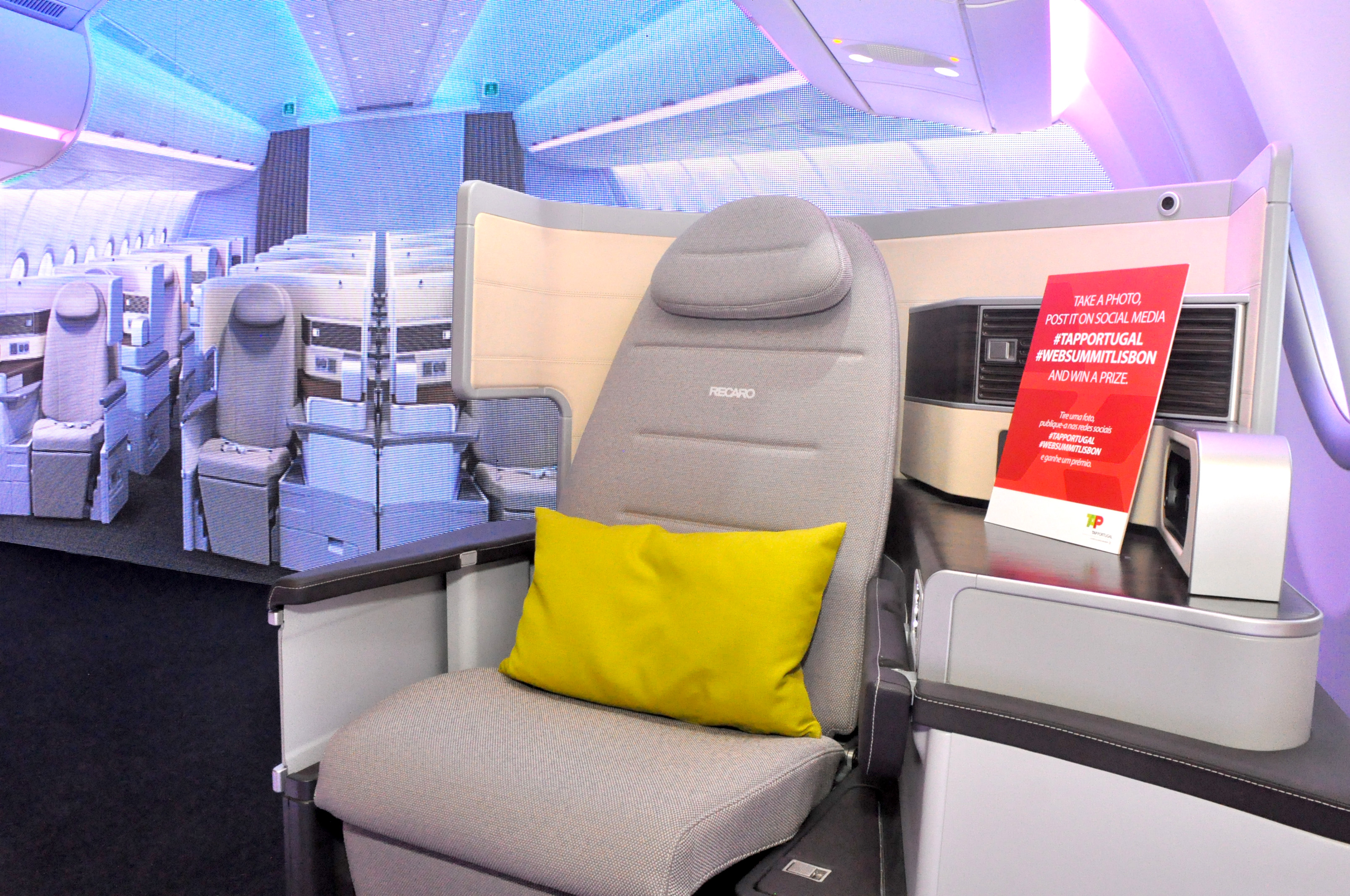 Business Class da nova cabine Airspace Business Class da nova cabine Airspace