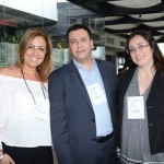 Carlene Vallandro, da Porto Brasil, Alexandre Motta, da Tour House, e Jeane Moraes, da Porto Brasil