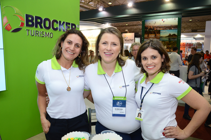 Carlise Bianchi, Luiza Brocker e Fernanda Meinerz, da Brocker