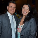 Carlos Barbosa, de Aruba, e Cristiane Jayme, da Trend