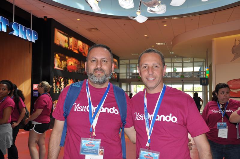 Carlos Pineda e Ricardo, da Flytour Carlos Pineda e Ricardo, da Flytour