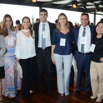 Carolina Gaete, da GOL, Fernanda Contreras, da Delta, Giovanna Maschietto, da Delta, Marcus Juste, da Delta, Cintia Andrade, da GOL, Tiago Barrionuevo, da Delta, e Lia Hirakawa, da Gol