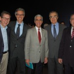 Cassio Oliveira, da Ancoradouro, Marco Ferraz, da Clia Abremar, Marcos Balsamão, da Abav-SP, Marcos Melo, e João Araujo, da Australlis