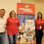 Cleiton Feijó,  Silvia Pinho, Monica Costa e Alexandre Camargo, do Assist Card
