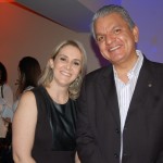 Daniele Soaares, Nobile Suits Executive e Michel Otero, do corporativo da empresa
