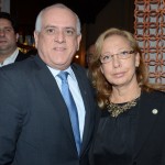 Dilson Jatahy Fonseca, presidente da ABIH, com sua esposa Ana Clicia Fonseca