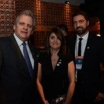 Edmar Bull, presidente da Abav Nacional, Rita Vasconcelos e  João Augusto Machado, da Abav-RS